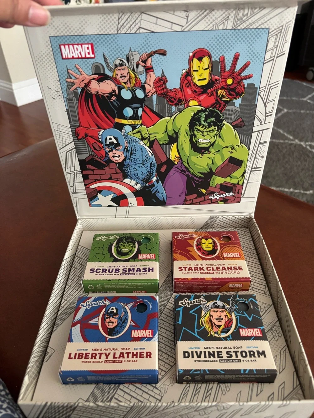 Marvel Avengers limited collection - 4 soaps